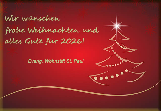 Weihnachtsgruß aus dem Wohnstift St. Paul